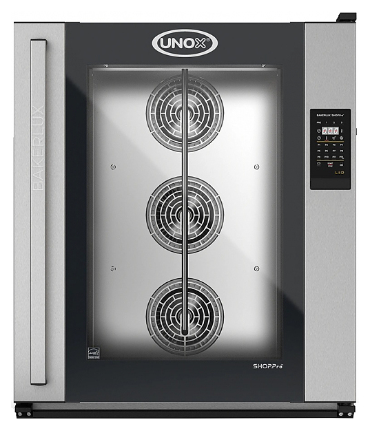 Печь конвекционная UNOX XEFR-10EU-ELLV-DR петли справа со сливным отверстием