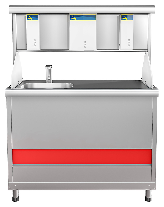 Прилавок-витрина для дезинфекции рук Abat ПВДР-70КМ (кашир.)